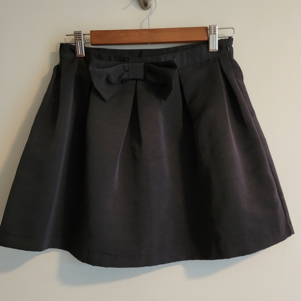 Bethany Mota Black Skater Skirt